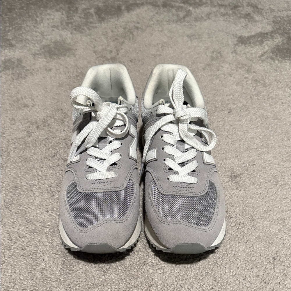 New Balance Gray Athletic Sneakers in original box